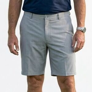 Peter Millar Shorts 38 Gray Shackleford Performance Hybrid Golf ME0EP01 BRI EUC